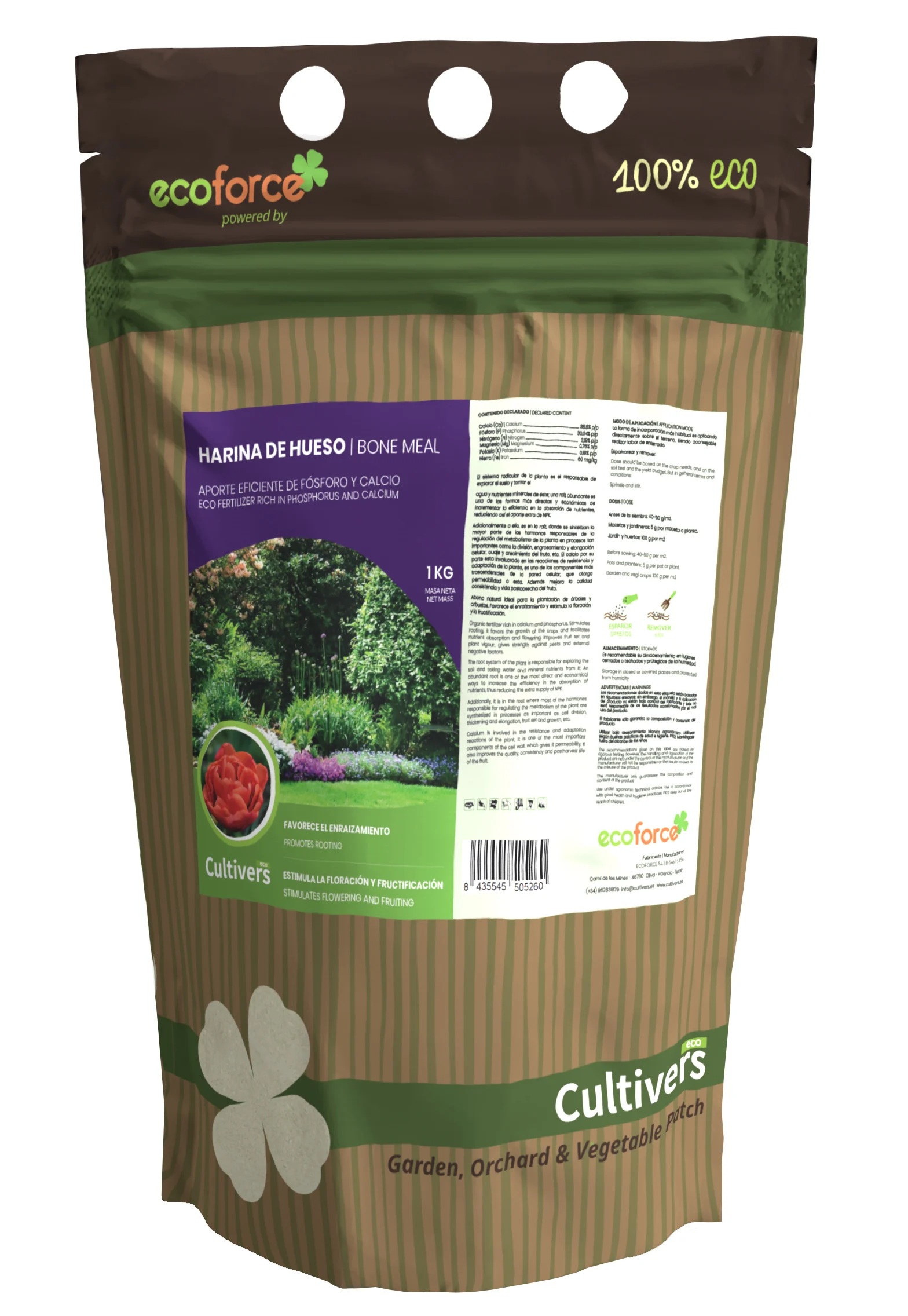 1A BOLSA.1KG HARINA DE HUESO Finca Viva